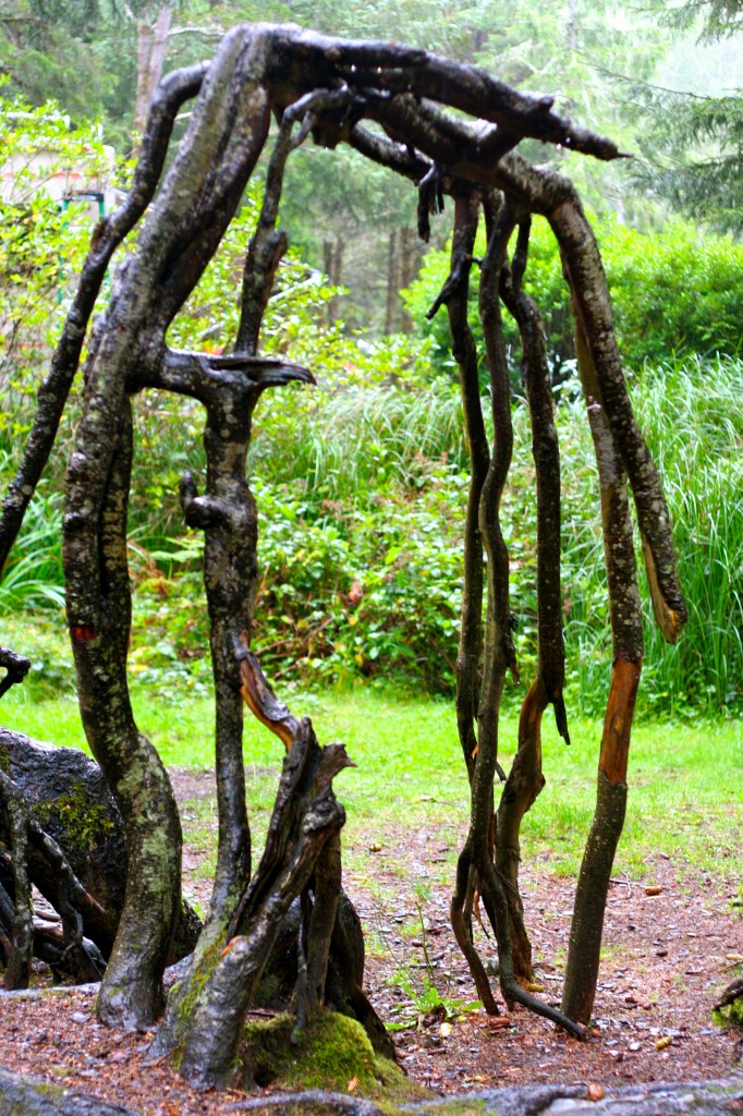 fantastic root sculpture at the state park