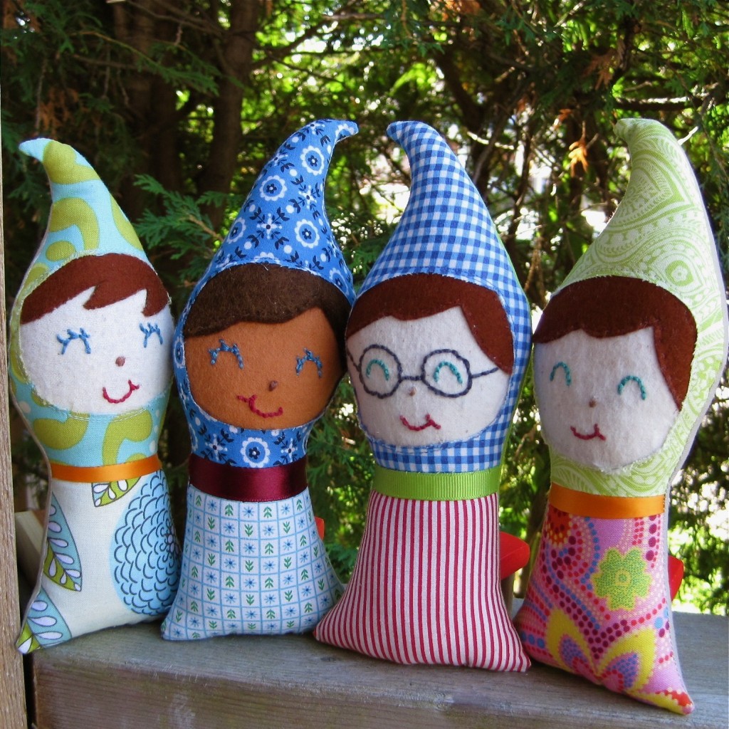 Gnome Upcycled Dolls